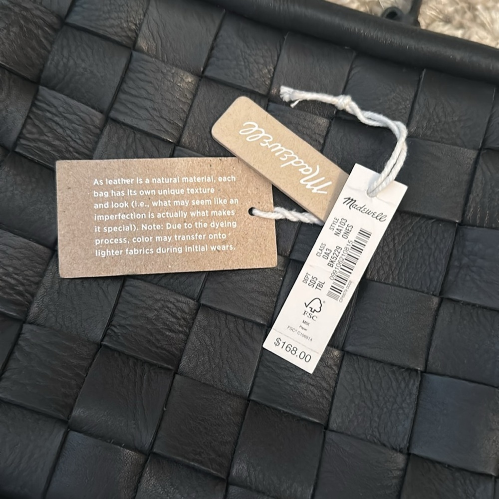 NWT Madewell Woven Transport Camera Bag Large - Picture 5 of 5